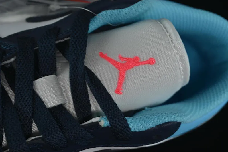 All categories Air Jordan Jordan series basketball shoes Air Jordan 1 Low Air Jordan 1 Low AJ1 Joe 1 blue white black hook low-top cultural casual sneakers 553558-149
